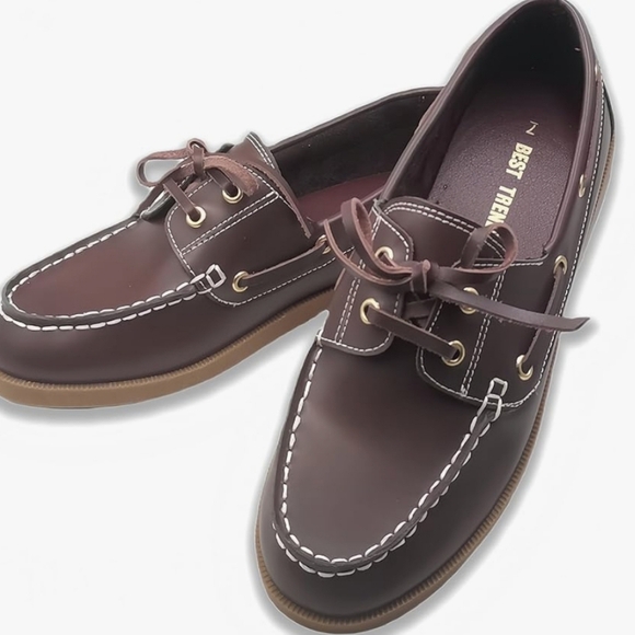 Elegant Brown Boat Shoes - Picture 7 of 16